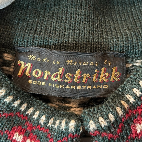 AMAZING VTG WOOL CARDIGAN - Picture 2 of 9